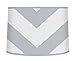 Gray and White Chevron ZigZag Lamp Shade by Sweet Jojo Designs