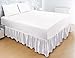 Utopia Bedding Bed Ruffle - Dust Ruffle - Easy Fit with 15 Inch Tailored Drop - Hotel Quality, Shrinkage and Fade Resistant (Twin, White)