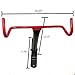 Bike Wall Mount Rack Storage Hanger - Bicycle Holder Folding Space Saver with Mounting Hardware for Garage to Dorm Room