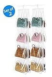 Whitmor 6044-14 White Hanging Purse Organizer