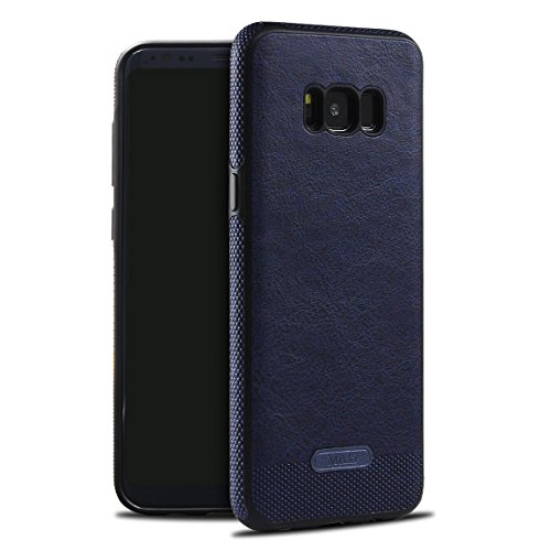 Galaxy s8 plus case sunremex luxury leather grain with …