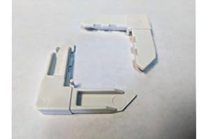 HURST GLASS AND SCREEN White External Screen Frame Corners (4 Pack)