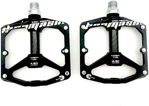 Eveter Platform Carbon Fiber 3 Bearings Lightweight 9/16 Mountain Bike Pedals for BMX MTB Bicycle Road Bike 450