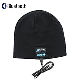 RQN Outdoor Bluetooth Hat Wireless Bluetooth Headphone Headset Earphone W/stereo Speakers & Mic Black