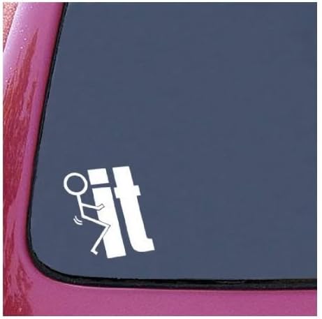 F K It Lustiger Jdm Vinyl Aufkleber Fur Laptop Ipad Fenster Wand Auto Lkw Motorrad 14 Cm Weiss Amazon De Auto Motorrad