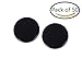 Dengguoli 50x Colourful Plastic ABS 608 Bearing Cap for Spinner Toy, Black