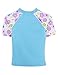 SunBusters Girls Fitted Rash Set(UPF 50+), Mallowberry, 6/7 yrs