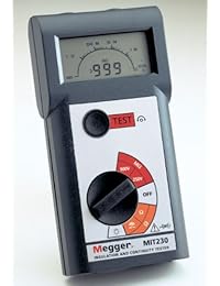 Medidor de aislamiento Megger mit200 en, 1000 mOhm Resistencia, 500 V Voltaje de prueba