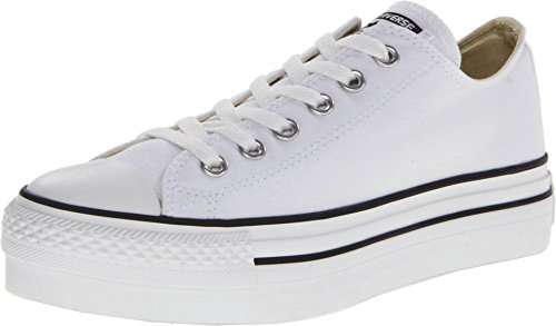 Converse Womens Chuck Taylor Platform White Canvas Trainers 9 US