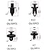 CNIKESIN 280 Car Retainer Clips Kit Door Panel Clips Bumper Fastener Rivet Clips with Universal Fastener Remover Tool Set in Case for Toyota Honda GM Ford Chrysler