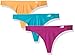 New Balance Women's Hybrid Soft Jersey mesh Panels Thong Underwear (Pack of 3)