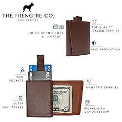 The Frenchie Co. Mini Speed Wallet | Mocha + Tan