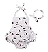 Baby Girl Cherry Pattern Bathing Suits Outfits Rompers With Headband 0-4 Years