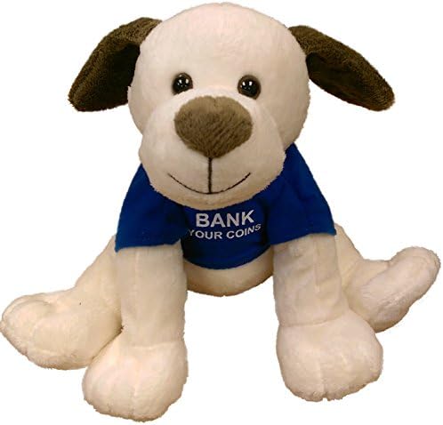 Anico Plush Toy, Stuffed Animal, Coin Bank, Beige Bear