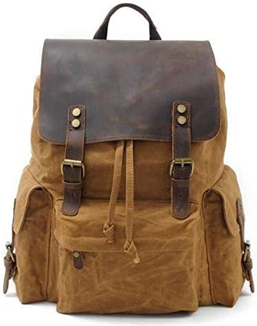 Amazon Co Jp Wenqu レインコートのラップトップバッグメンズ大容量のリュックサックおざなり外観ショッピング旅行バックパック男性用 Color Khaki Size S ホーム キッチン