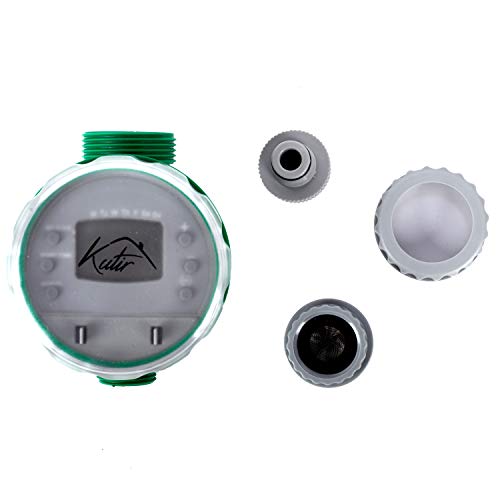 One Outlet Programmable Hose Faucet Timer - Automatic On Off Water Faucet Timer with Rain Delay, Manual Control to Perfectly Water Your Garden, Plants and Patio - Thumbnail 2