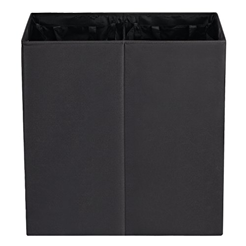 MaidMAX Double Laundry Hamper Sorter with Lid, 2 Removable