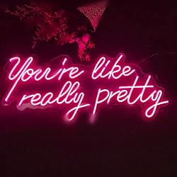 YOU’RE LIKE REALLY PRETTY Pink USB Powered large