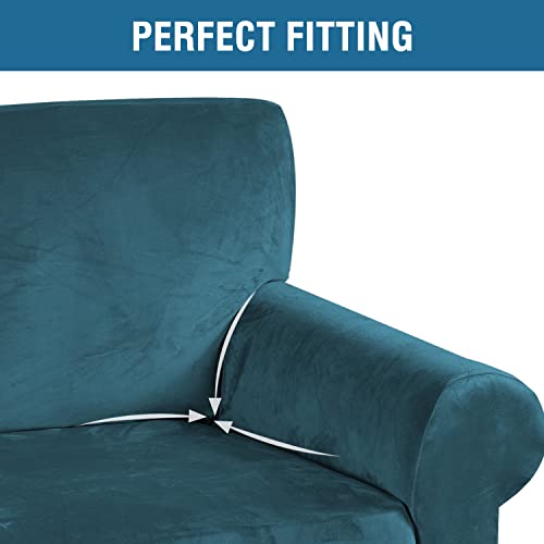 Stretch Velvet Sofa Covers for 3 Cushion Couch Covers Sofa Slipcovers