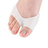 Silicone Half Toe Sleeve, Metatarsal Pad, Ball of foot cushion, Pain Relief for Calluses,Rub and Neuroma For Men and Women(2 Pieces) (4)