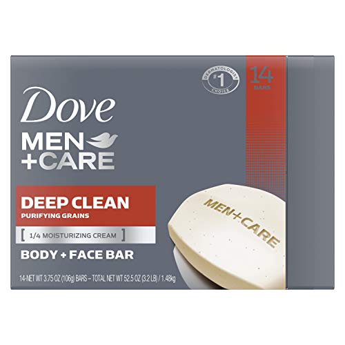 Dove Men+Care Men's Bar Soap More Moisturizing Than