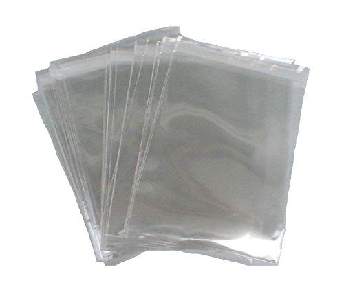 200 Pieces Clear Shrink Bags Heat Shrink Bags Flat PVC Film Wrap Bag for Soap, Candle making, 4 by 6 Inch
