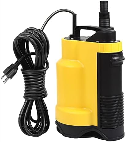 Trupow 110V 1/2HP 2200GPH Submersible Utility Electric Sewage Drain ...