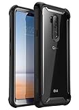 i-Blason Case for LG G7 /LG G7 ThinQ 2018 Release, [Ares] Full-Body Rugged Clear Bumper Case with Built-in Screen Protector (Black)