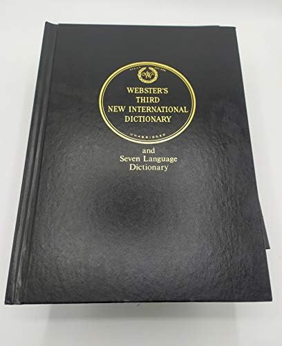 Webster's New International Dictionary of the English Language