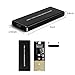 QNINE NVME Enclosure [Upgraded Version], Included 2 USB Cables, Fit for Samsung 960 970 EVO PRO WD Black NVME SSD