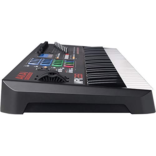 Akai Professional MPK USB MIDI Performance Keyboard Controller + Gator Bag + MIDI Cable & Peel-Off Labels (61-Key)