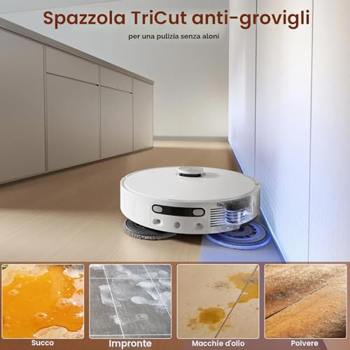 Accessories for Dreame L10s Pro Ultra Heat/L10s Ultra Gen 2/X30 Ultral/Mova E30 Ultra, Includes 1 Main Brush, 4 Side Brushes, 4 Filters, 4 Mop Cloths, 6 Vacuum Bags, 1 Small Brush