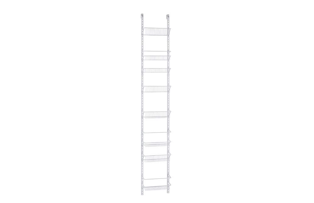 ClosetMaid 1231 Adjustable 8-Tier Wall and Door Rack, 77-Inch Height X 12-Inch Wide