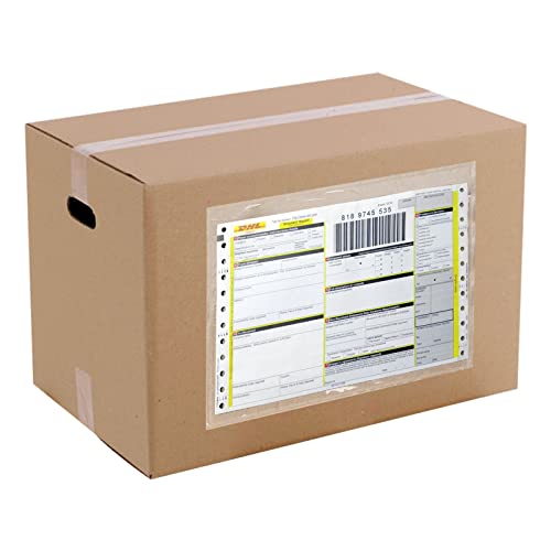 RyhamPaper Packing List Envelopes, Clear 6 x 9 Inches Self Adhesive