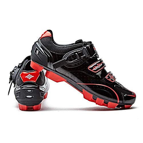 image for Santic Cycling Shoes Men SPD Mountain Bike Lock Shoes MTB Cycling Acce