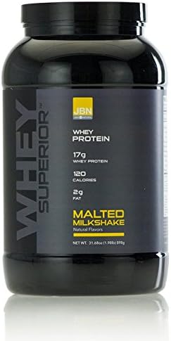 JBN: #1 Whey Superior Protein Powder: Pasture-Based Whey Isolate and Whey Concentrate, Gluten-Free, Non-GMO, 20G of Protein, Delicious Taste, Lean Muscle, Weight-Loss, 3rd Party Tested