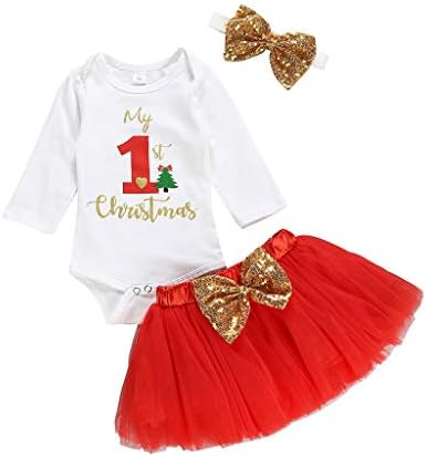 Bandeaux Tenue De Noel Vetement Bebe 0 3 6 9 12 18 24 Mois 3pc Ensemble Jumpsuit A Arbre De Noel Tutu Jupe Elyseeseny Deguisement Noel Bebe Fille 0 1 2 An Ensembles Bilkvarteret Bebe