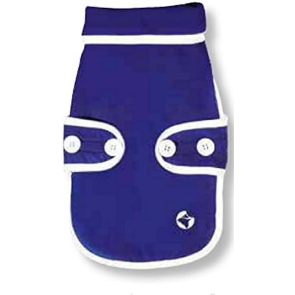 CROCI Padded Sestriere Jacket, 55 cm, Blue/White