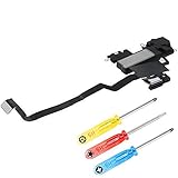 MMOBIEL Earspeaker Light Sensor Flex Cable Incl Mic Compatible with iPhone X 5.8 inch incl. Screwdrivers
