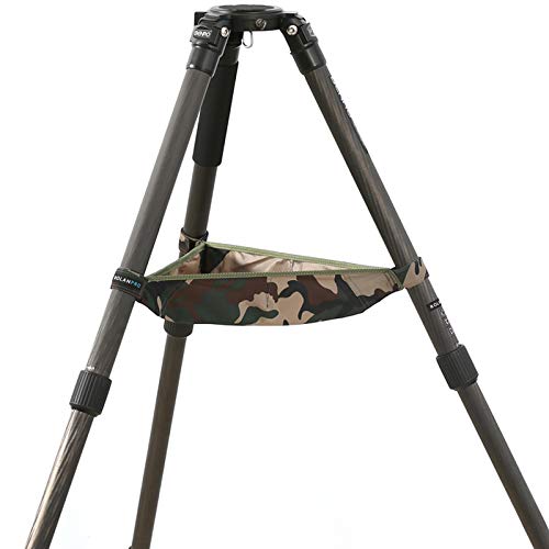 Rolanpro Tripod Stone Bag Case for Benro Triopod Velbon LVG Multi-Function Tripod Butler Stone Pouch Bag-#Army Green Camouflage