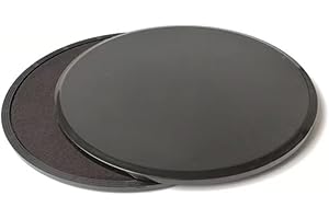 Double Core Sliders, Fitness at Gym & Home Abdominal workout for Carpet, Hardwood Floors, Tiled Floor