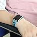 YC YANCH Greatou Compatible for Apple Watch Band 38mm/40mm,Silicone Sport Band Replacement Wrist Strap Compatible for iWatch Apple Watch Series 4/3/2/1,Nike+,Sport,Edition,S/M,Celestial Teal Black