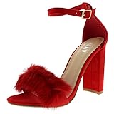 Viva Womens Party Block Heel Cut Out Fashion High