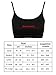 Blulu Mini Camisole Bra Wireless Padded Bra with Adjustable Straps for Women Girls Favors (S Size, Color Set 3)