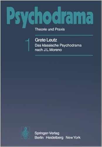 Das Klassische Psychodrama Nach J L Moreno Psychodrama Theorie Und Praxis Amazon Co Uk Leutz Grete Anna Books