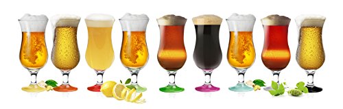 Sendez 6 Cocktailgläser Mix 480ml Hurricane Cocktailglas Longdrinkgläser Eisgläser – Bild 4