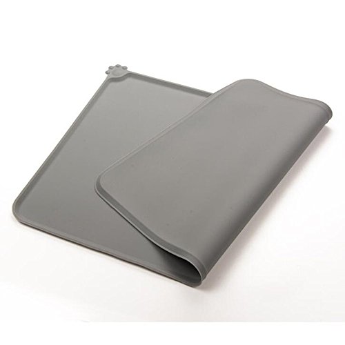 Guardians Pet Food Mat Silicone Litter Box Pad Tray Dog Feeding Placemat For Dog Cat Bowls