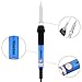 Vastar 60W 110V Adjustable Temperature Welding Soldering Iron with 5pcs Different Tips and additional Solder Tube for Variously Repaired Usage