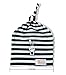 Baby Hat Newborn, Adjustable Top Knot Hat, Beanie Hats Stripe, Two Pack, 100% Soft Cotton, Hospital Hat, Perfect Baby Shower Gift, Cute AMU The Turtle and Joie The Rabbit Print