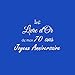 Le Livre d'Or de mes 70 ans Joyeux Anniversaire: Livre d'Or Anniversaire 70 ans 21 x 21 cm Accessoir by